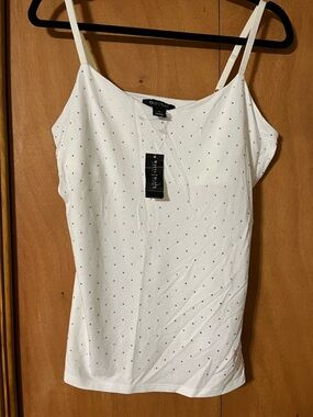 NWT White House/Black Market cami with metal studs size large